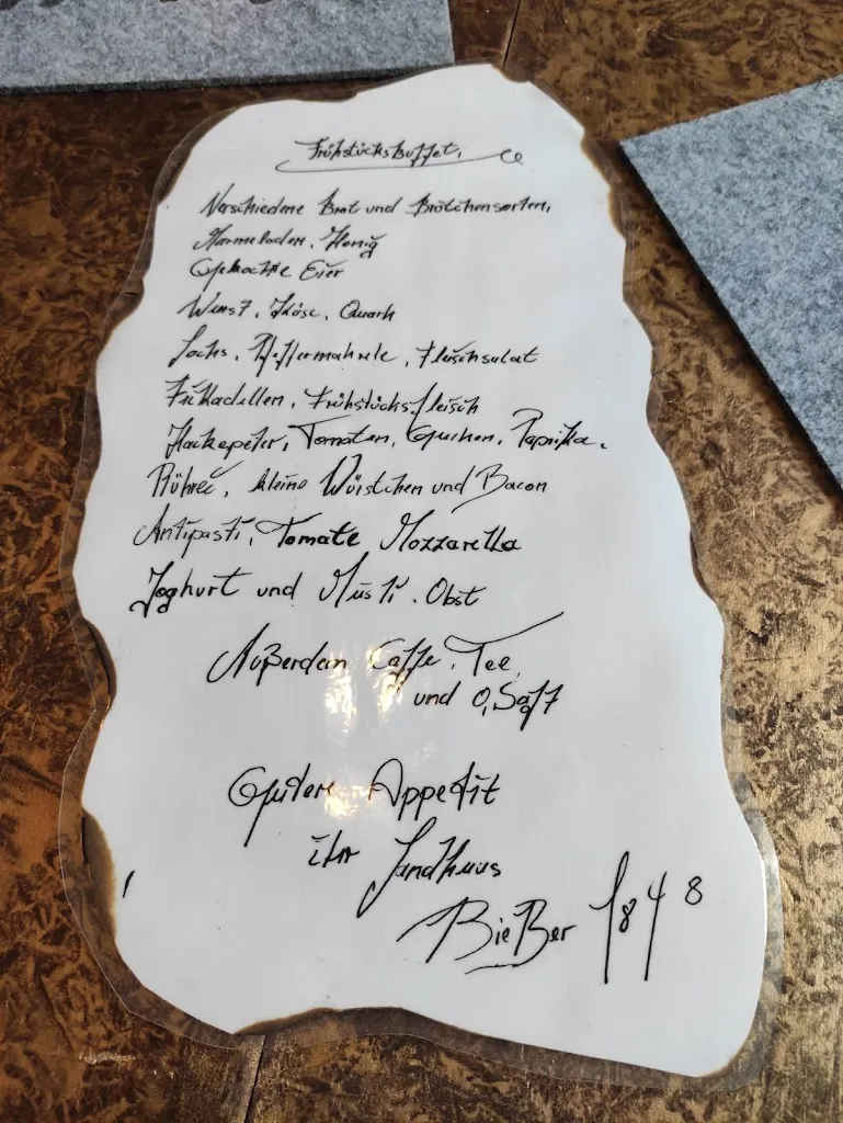 Menu_Landhuus Bieber 1848®_Butjadingen_immagine_2