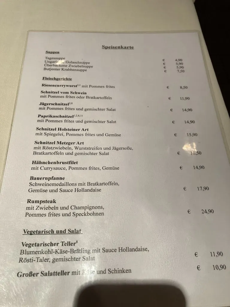 Menu_Restaurant Zur Nordseeklause_Butjadingen_immagine_2