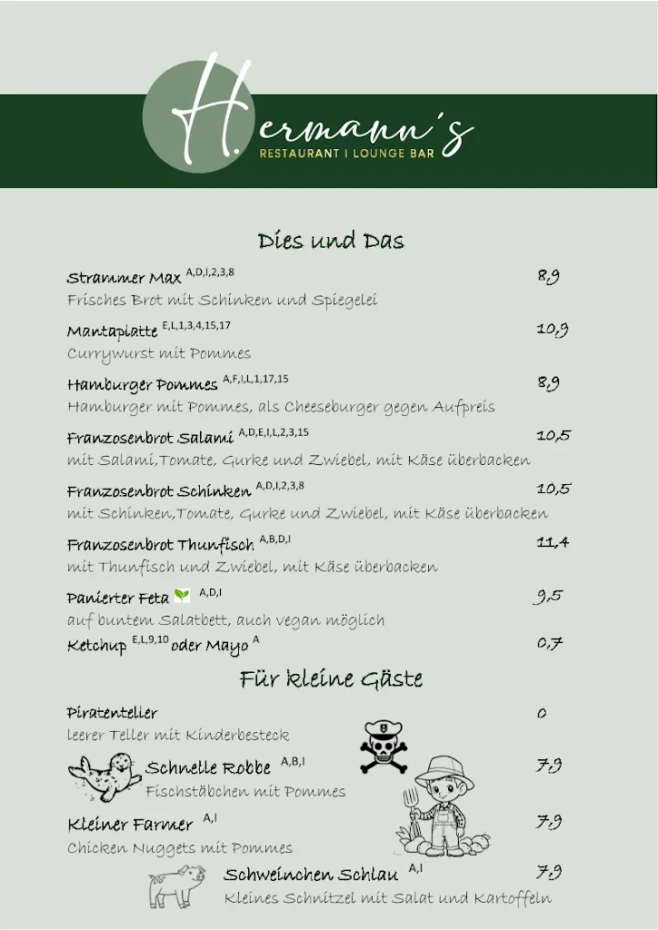 Menu_Hermann’s Restaurant | Lounge Bar_Butjadingen_immagine_3
