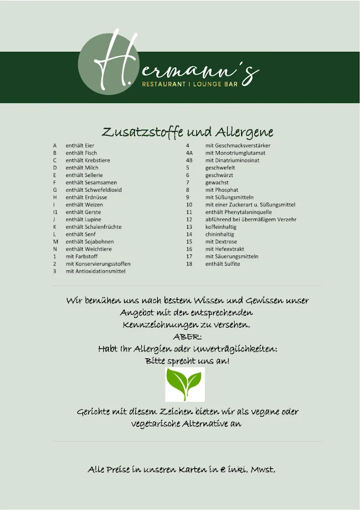 Menu_Hermann’s Restaurant | Lounge Bar_Butjadingen_immagine_4