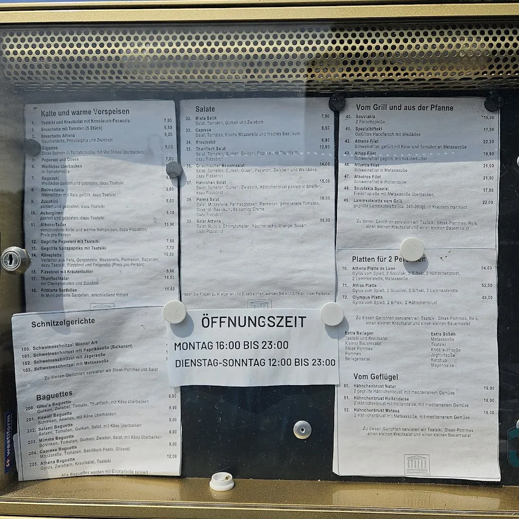 Menu_Athena Restaurant Greek & Mediterran_Butjadingen_image_1