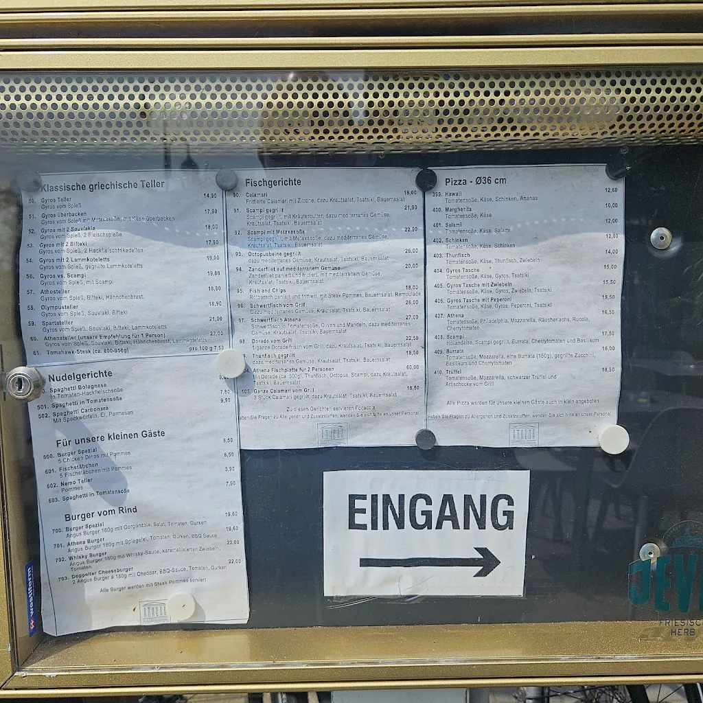 Menu_Athena Restaurant Greek & Mediterran_Butjadingen_image_2