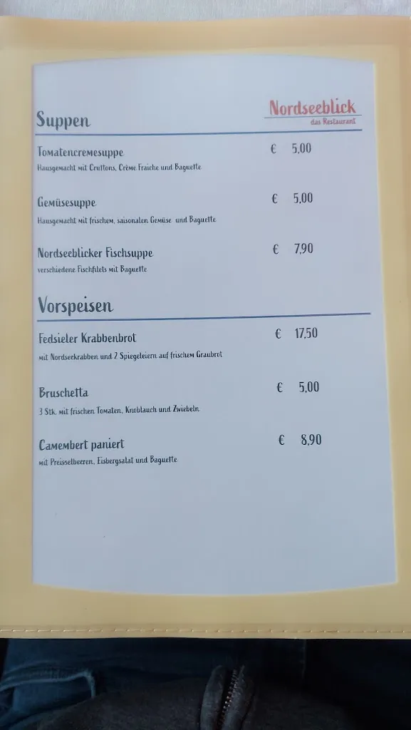 Menu_Restaurant Nordseeblick_Butjadingen_imagen_3