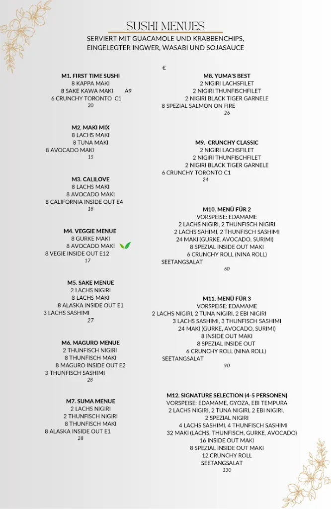 Menu_Yuma Sushi & Tapas_Aalen_image_1