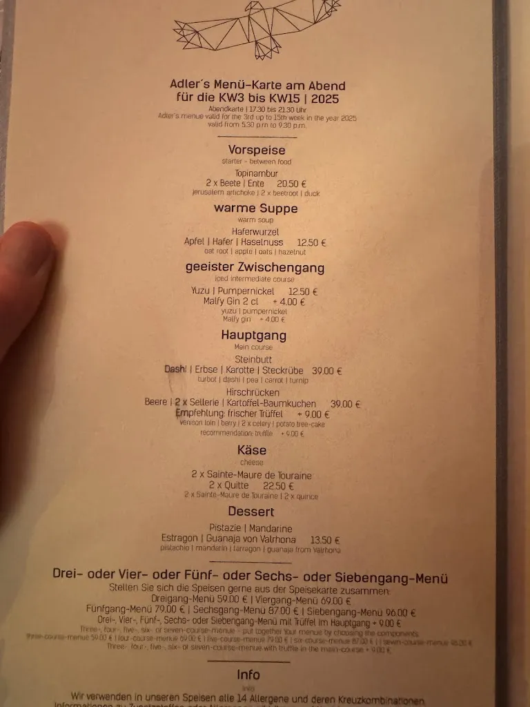Menu_Restaurant ZUM ADLER_Bünde_image_2