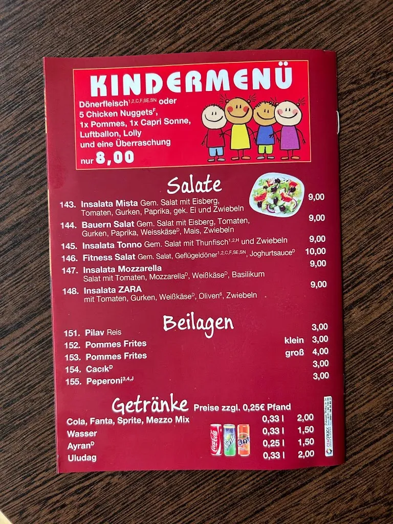 Menu_Restaurant Zara Grill_Bünde_immagine_1