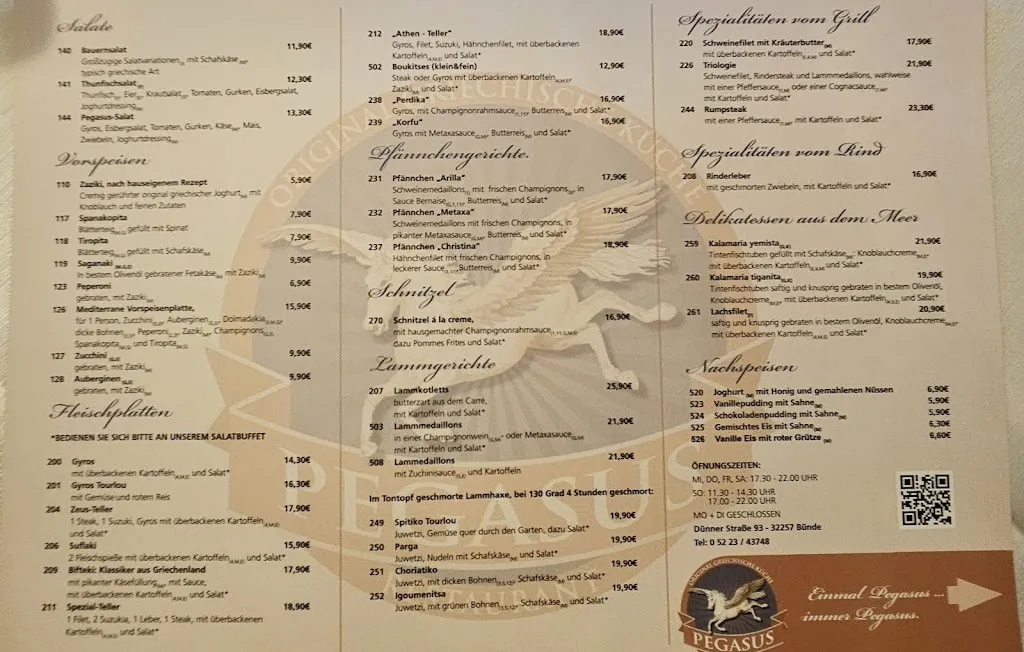 Menu_Restaurant Pegasus_Bünde_image_3