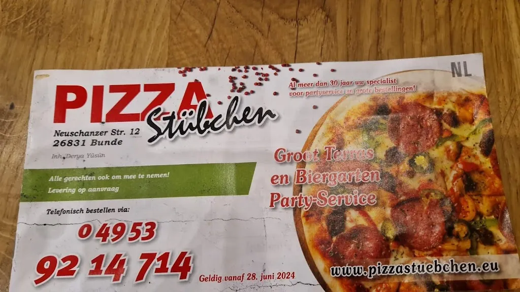 Menu_Pizza-Stübchen Bunde_Bunde_image_2