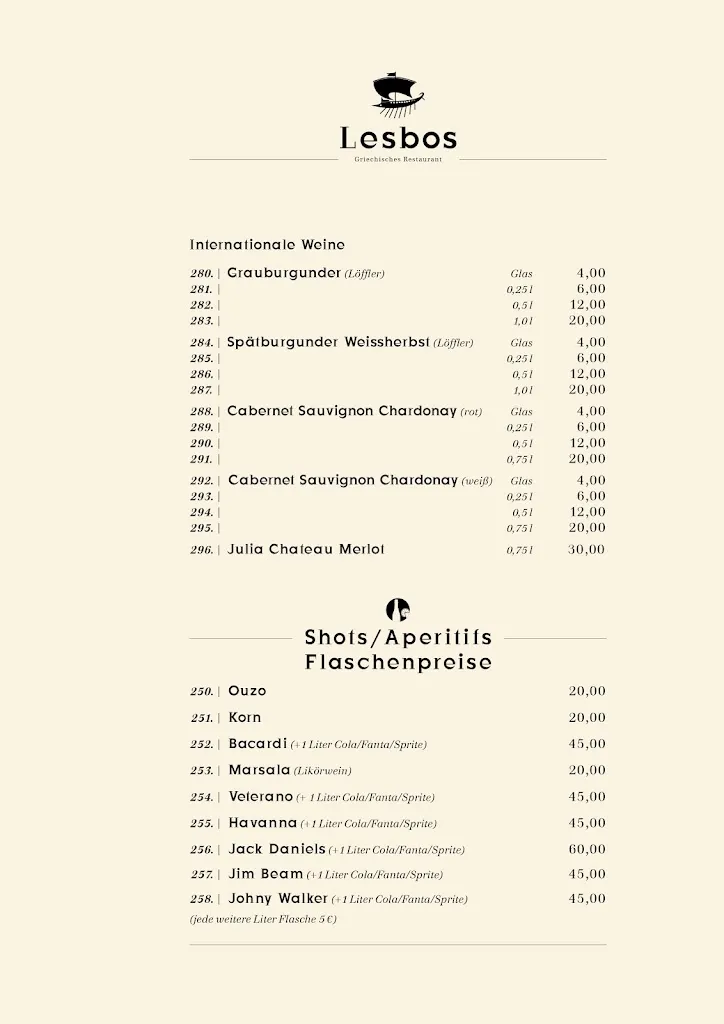 Menu_Restaurant Lesbos_Cloppenburg_image_3