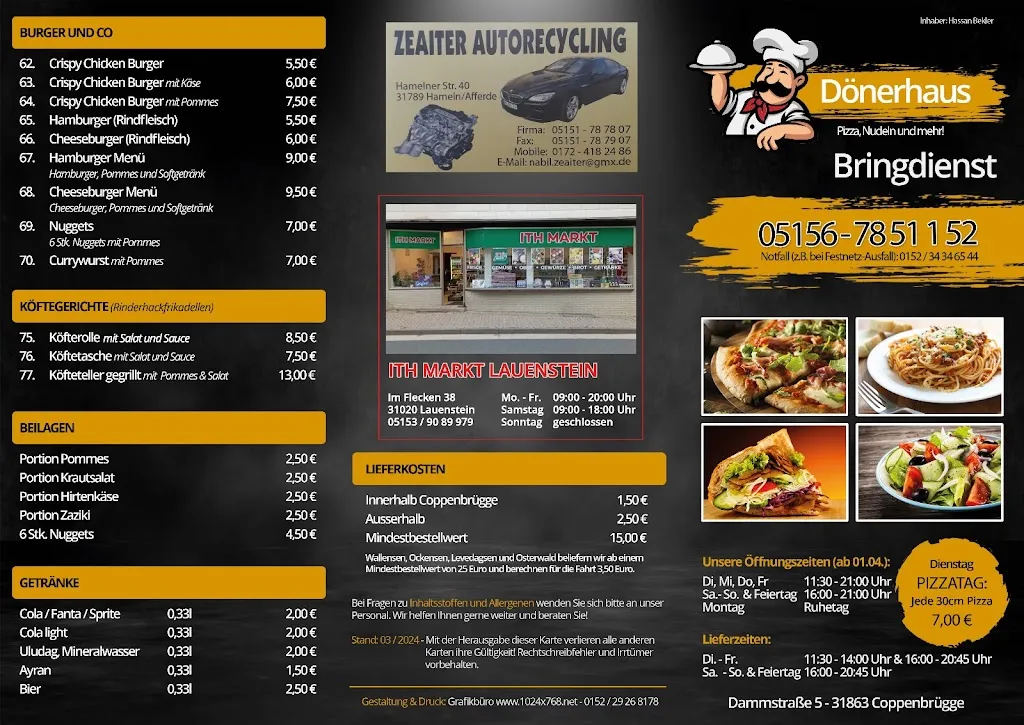 Menu_Döner Haus Coppenbrügge_Coppenbrügge_immagine_3