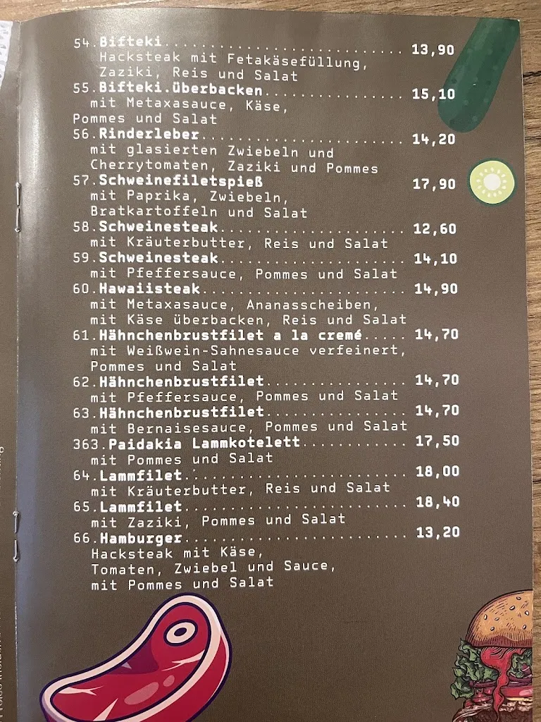Menu_Bei Georgios_Clausthal-Zellerfeld_image_2
