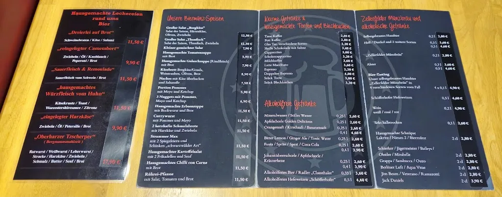 Menu_Die Biermünze_Clausthal-Zellerfeld_immagine_1