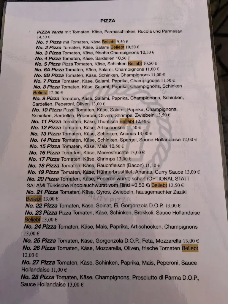 Menu_PiZZA IN Clausthal_Clausthal-Zellerfeld_image_2