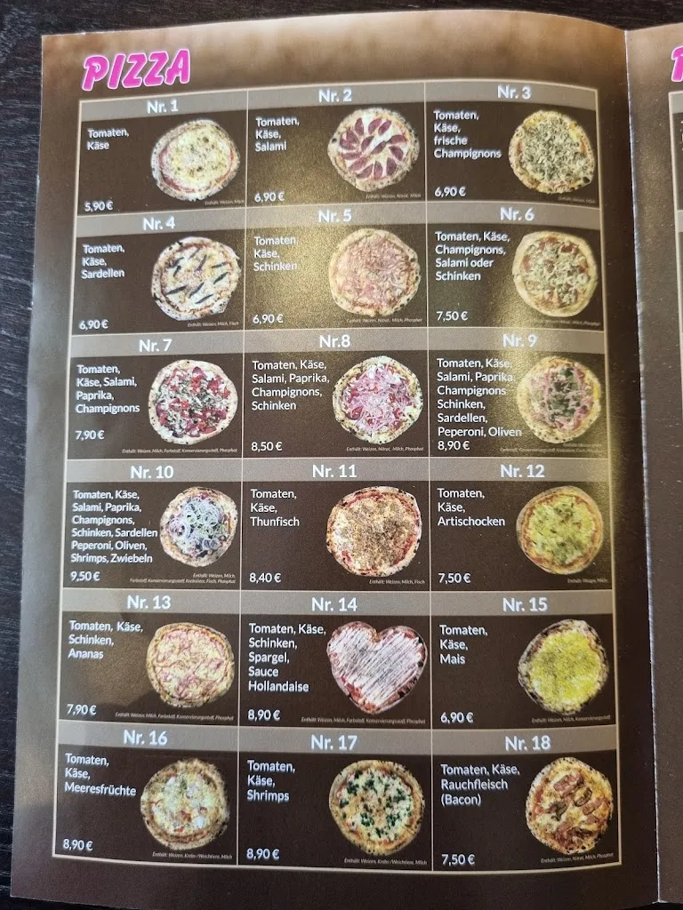 Menu_PiZZA IN Clausthal_Clausthal-Zellerfeld_image_3