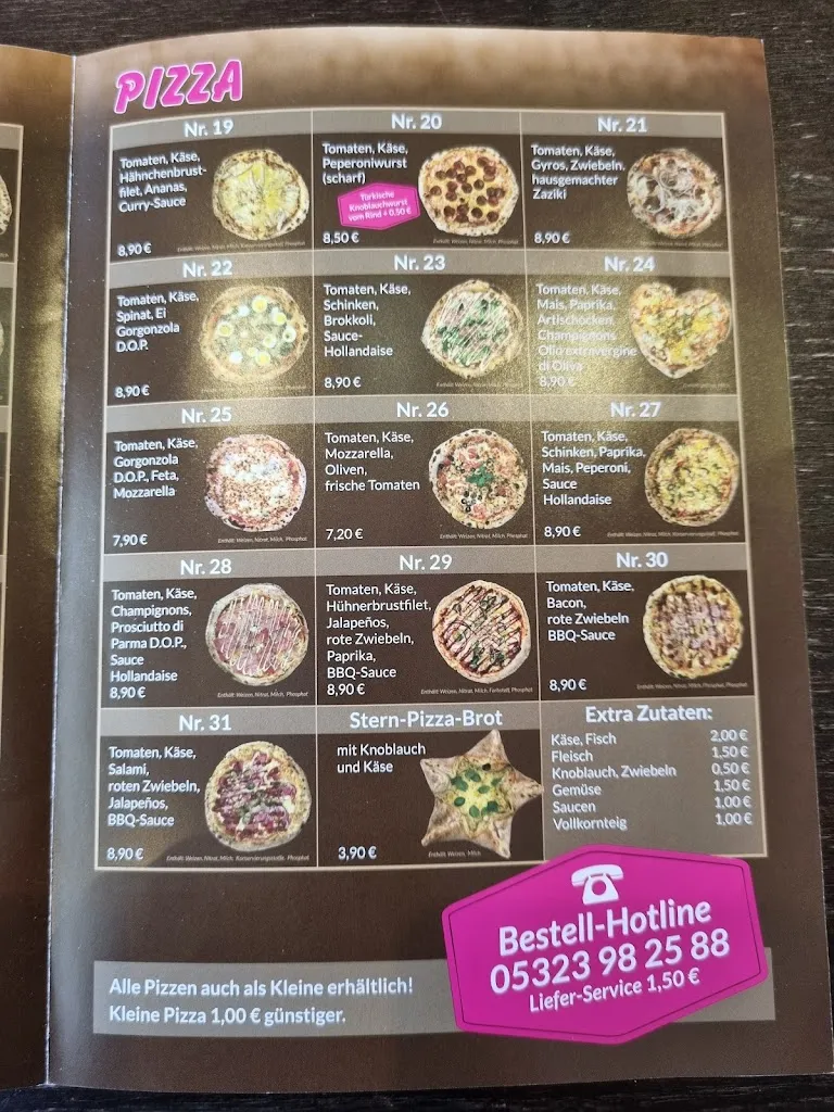 Menu_PiZZA IN Clausthal_Clausthal-Zellerfeld_image_4