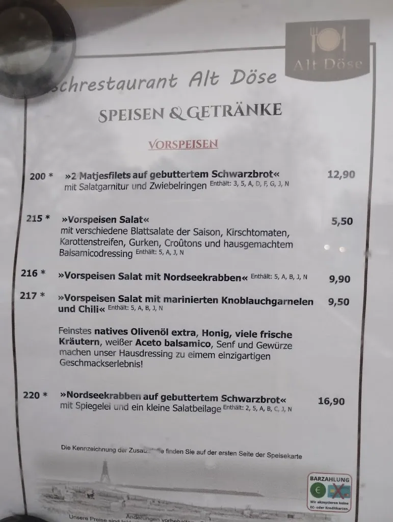 Menu_Fischrestaurant Alt Döse_Cuxhaven_image_4