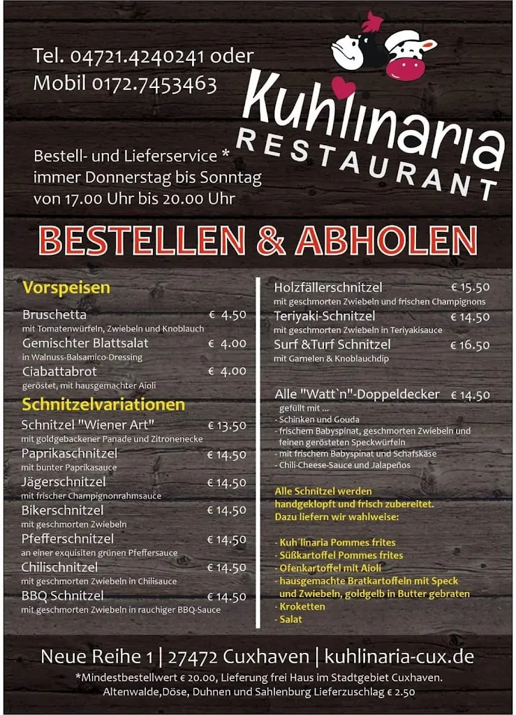 Menu_Restaurant Kuhlinaria_Cuxhaven_image_3