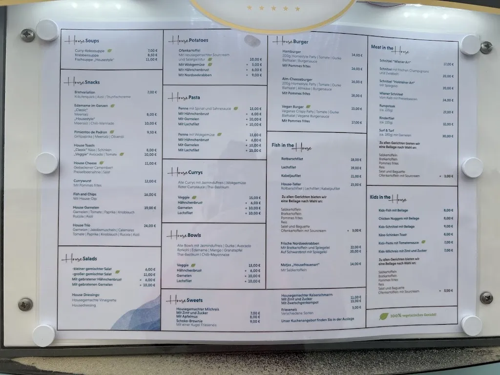 Menu_Beach House - Restaurant, Cafe, Bar_Cuxhaven_image_2
