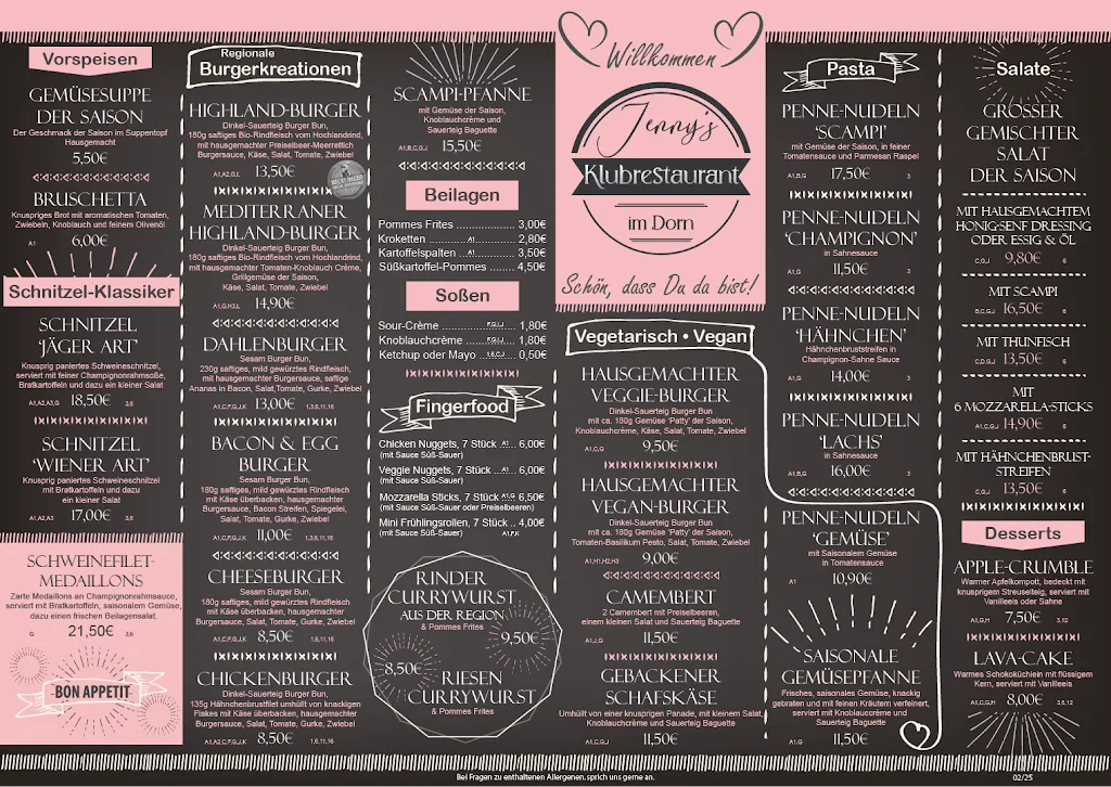 Menu_Jenny‘s Klubrestaurant im Dorn_Dahlenburg_image_1
