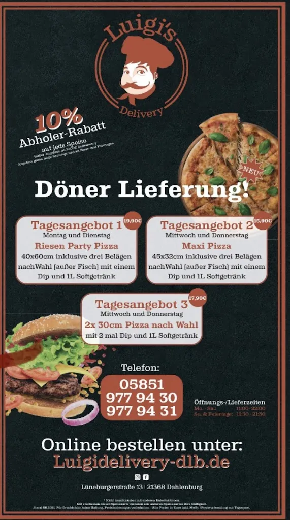 Menu_Luigi's Delivery_Dahlenburg_image_1