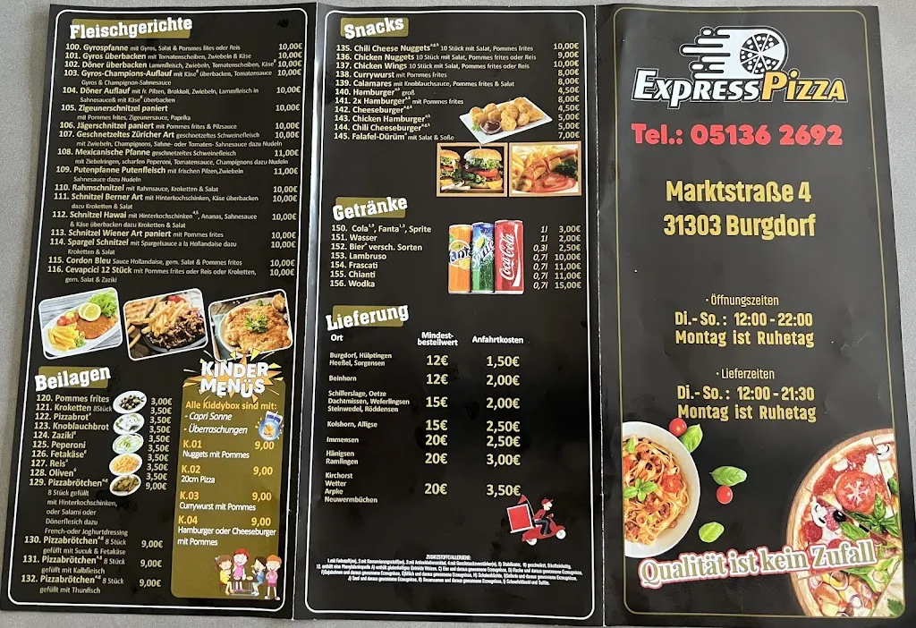 Menu_Pizza Express_Burgdorf_image_2