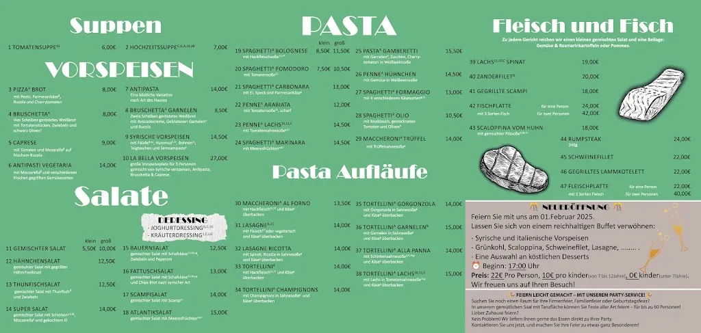Menu_La Bella Seegaststätte_Danndorf_image_1