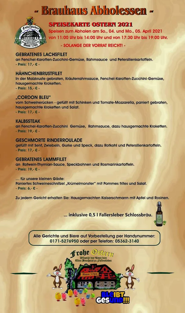 Menu_Altes Brauhaus zu Fallersleben | Wolfsburg_Wolfsburg_immagine_1