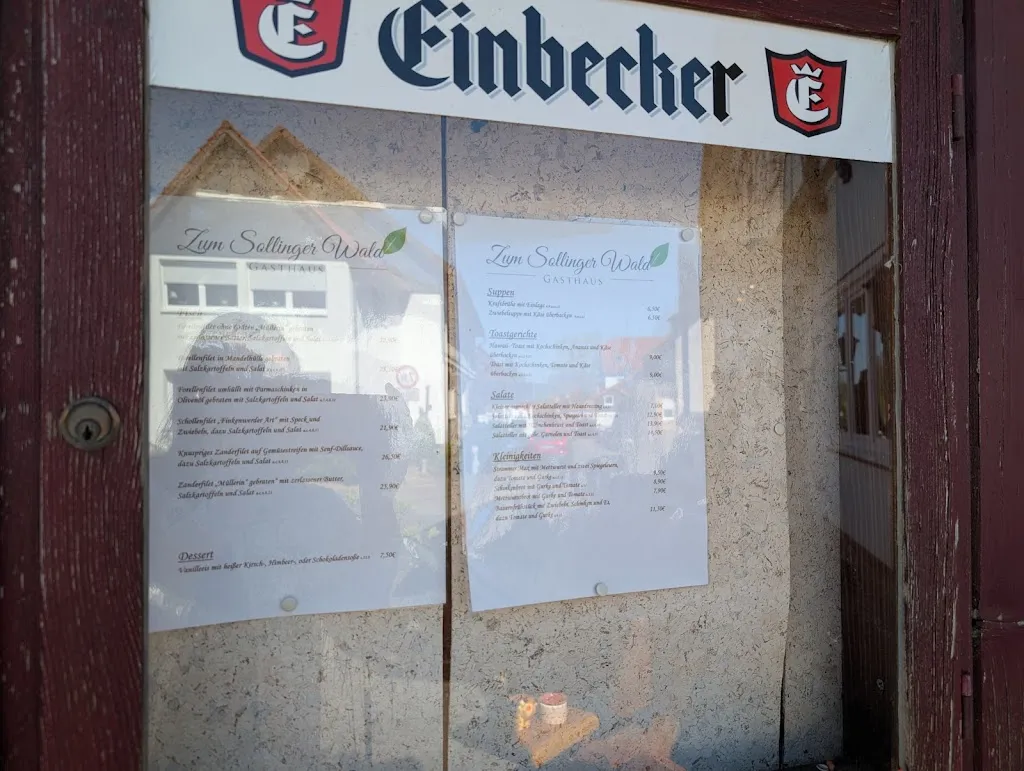 Menu_Zum Sollinger Wald - Wilhelm Hagedorn_Dassel_image_1