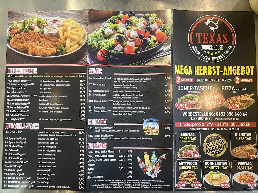 Menu_Texas Burger House_Delligsen_image_1