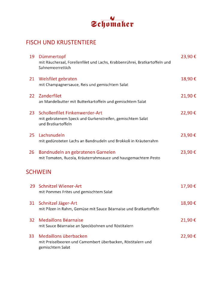 Menu_Restaurant Schomaker_Damme_image_1
