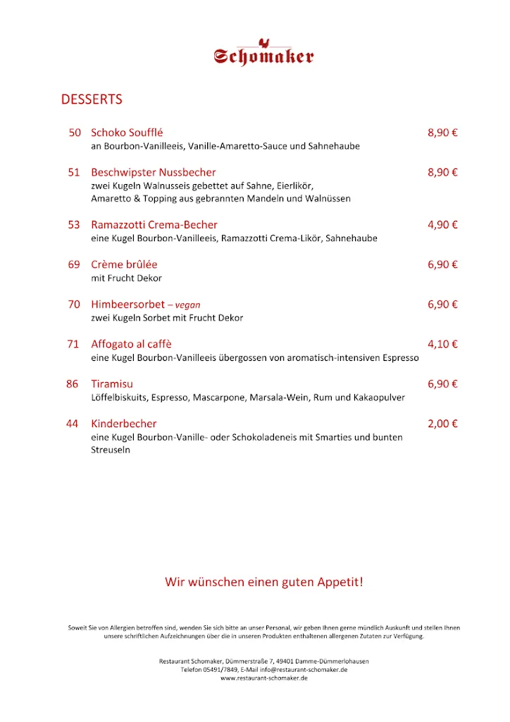 Menu_Restaurant Schomaker_Damme_image_4