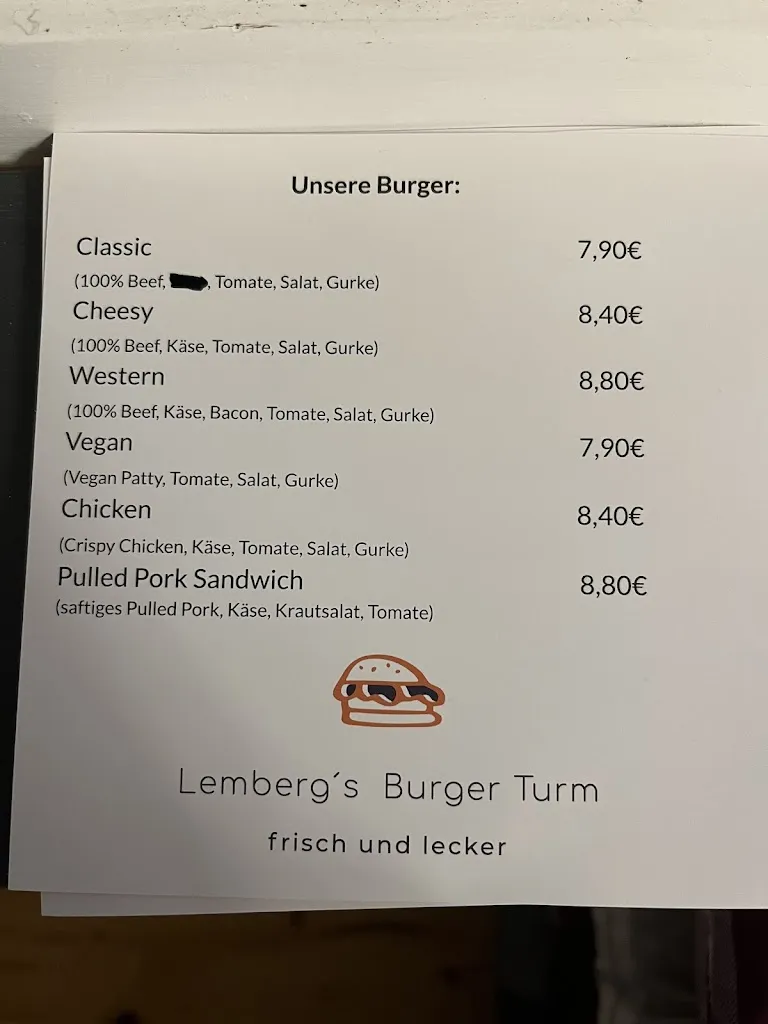 Menu_Lemberg's Burger Turm_Damme_image_1