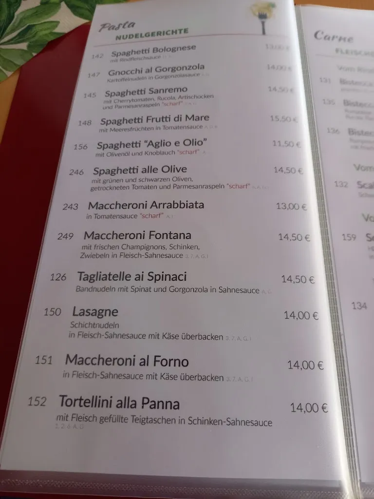 Menu_La Fontana / Wolfsburg_Wolfsburg_image_2