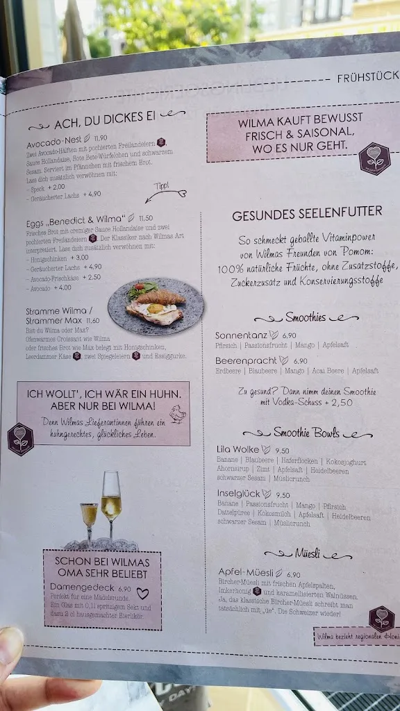 Menu_Wilma Wunder Hannover_Hannover_immagine_3