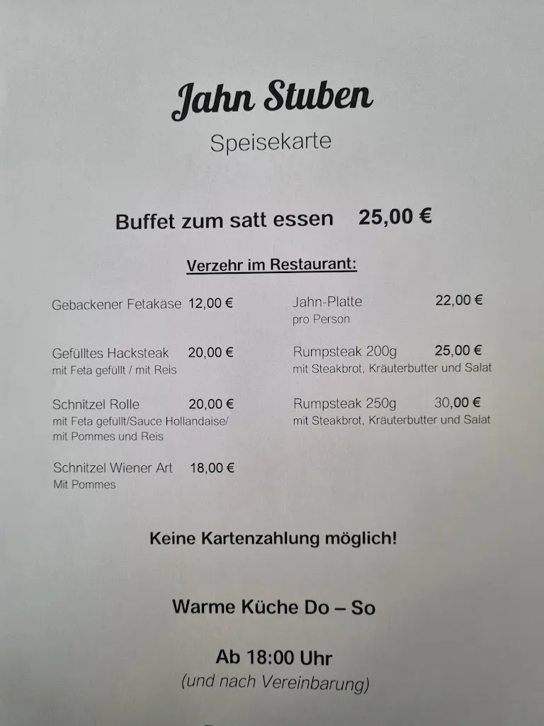 Menu_Restaurant Jahn-Stuben_Delmenhorst_immagine_1