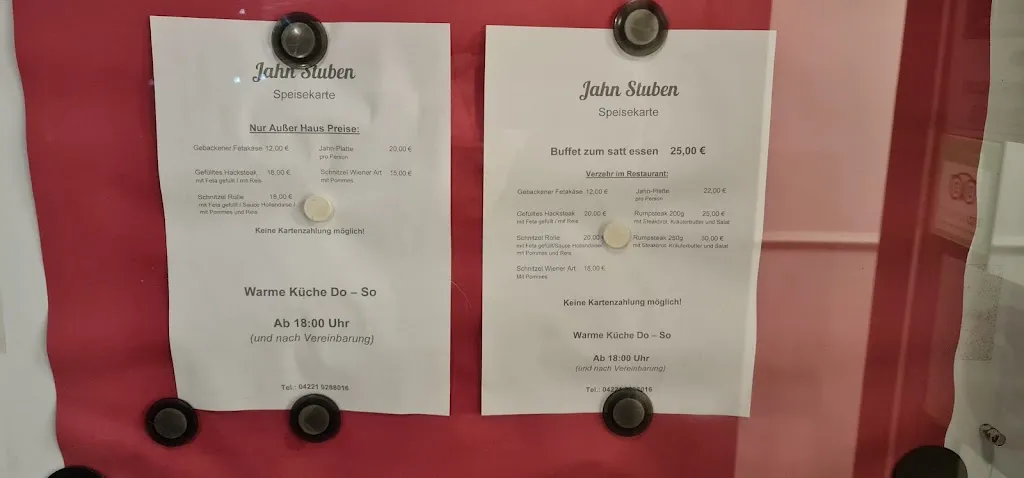 Menu_Restaurant Jahn-Stuben_Delmenhorst_immagine_4