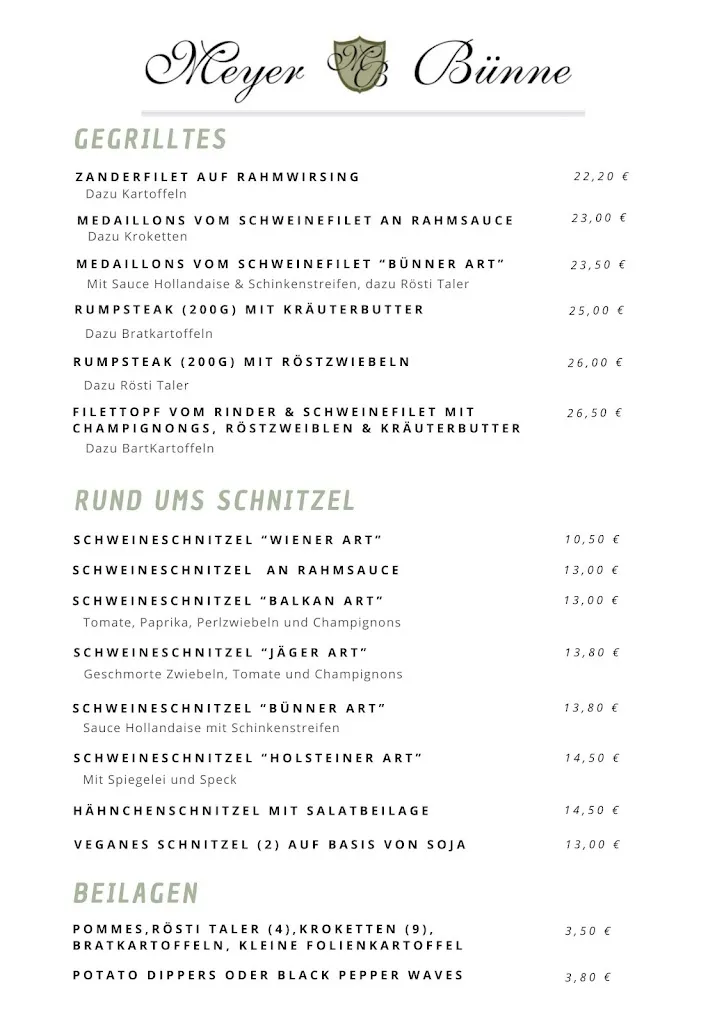 Menu_Landgasthof Meyer-Bünne_Dinklage_image_1