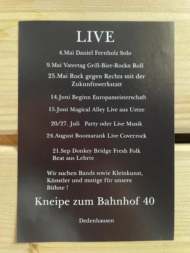 Menu_Kneipe zum Bahnhof 40_Uetze_immagine_1