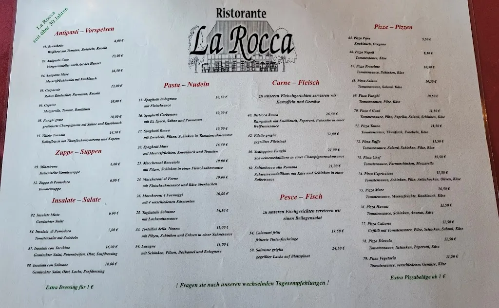 Menu_Ristorante Gelateria La Rocca_Uetze_image_1