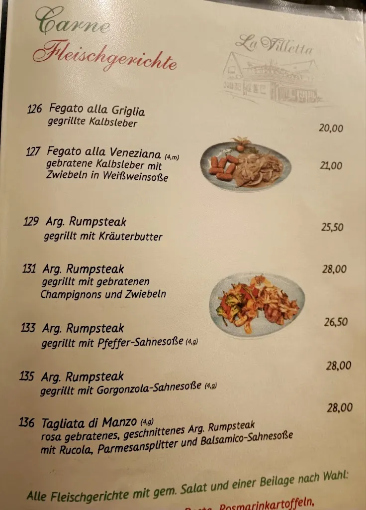 Menu_La Villetta Ristorante Pizzeria_Diepholz_image_1