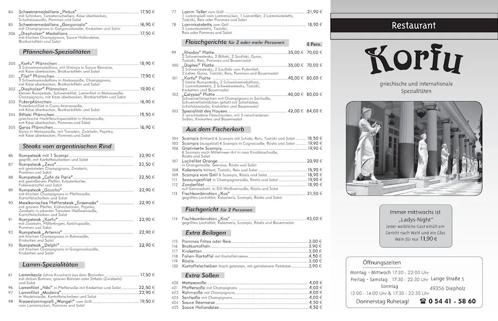 Menu_Restaurant Korfu_Diepholz_immagine_2