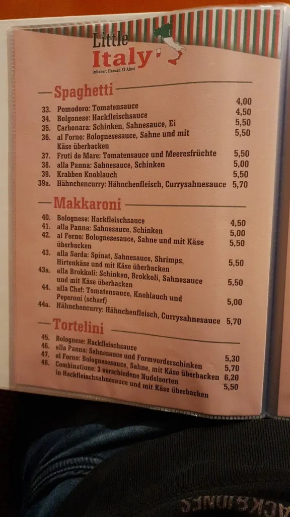 Menu_Pizzeria Little Italy_Diepholz_image_4