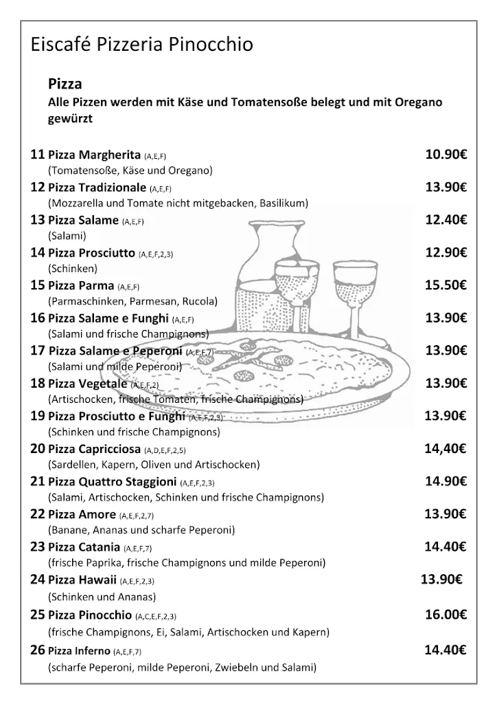 Menu_Eiscafé Pizzeria Pinocchio_Nordseeküste_immagine_1