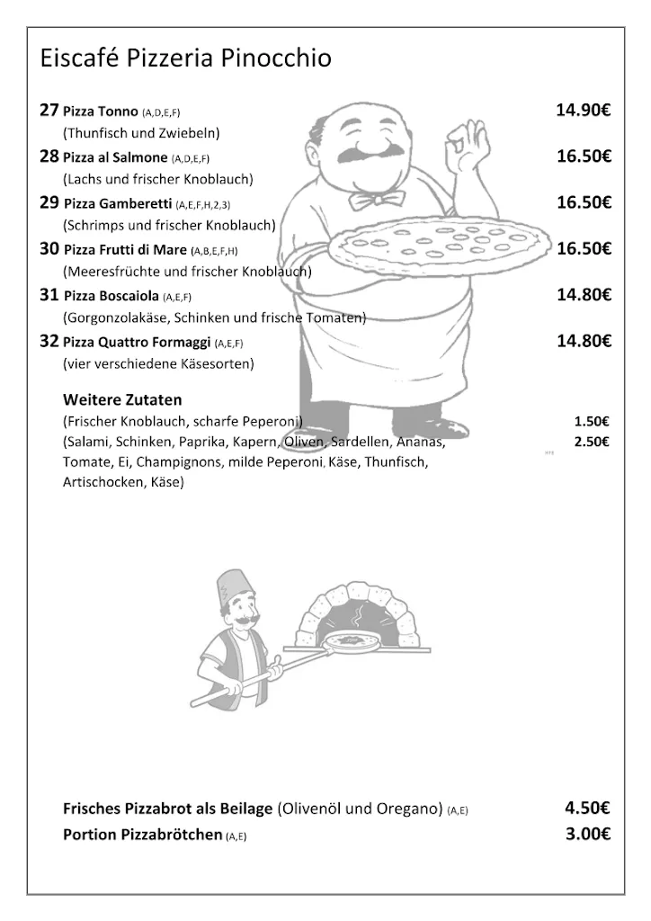 Menu_Eiscafé Pizzeria Pinocchio_Nordseeküste_immagine_4