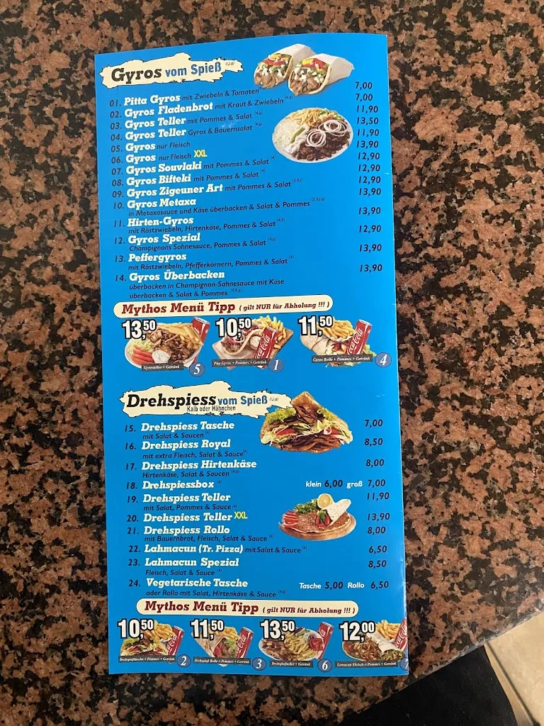 Menu_Mythos Grill_Dransfeld_immagine_1