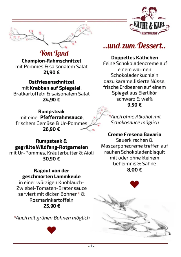 Menu_Restaurant Käthe & Karl_Dornum_image_4