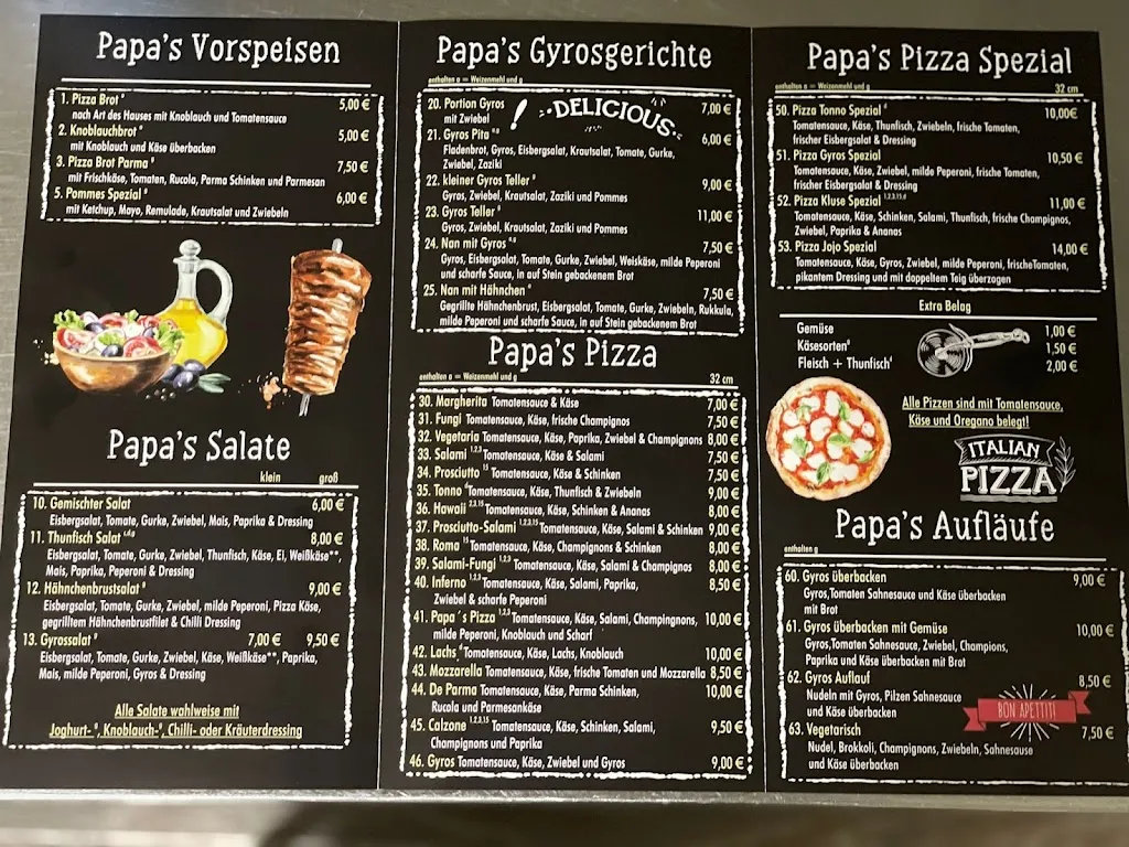 Menu_Papa's Pizza_Kluse_immagine_1