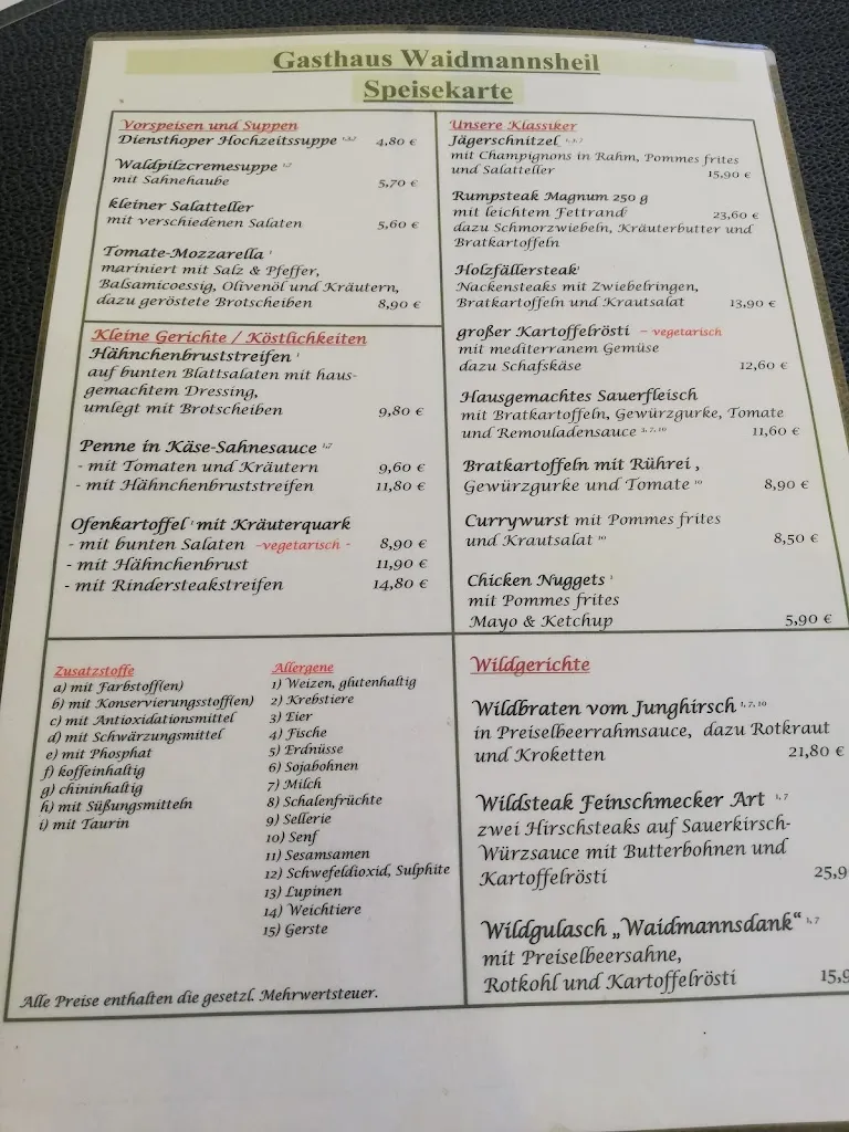 Menu_Gasthaus Waidmannsheil_Dörverden_immagine_2