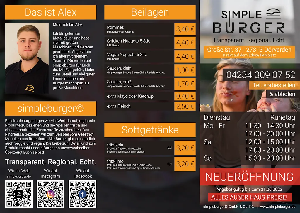 Menu_simpleburger Dörverden_Dörverden_immagine_1