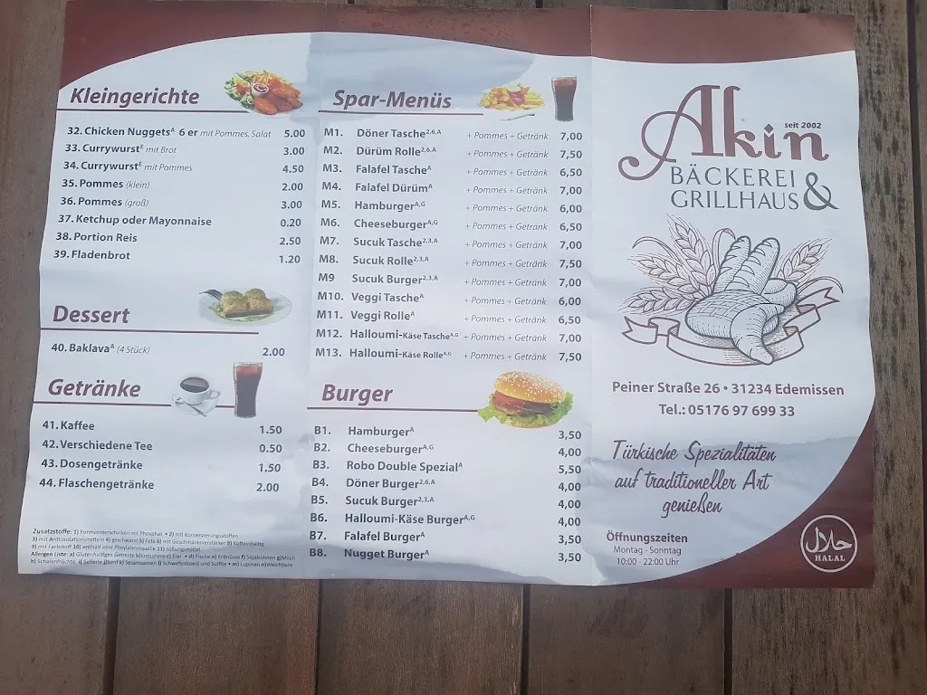 Menu_Akin Grillhaus Edemissen_Edemissen_immagine_4